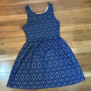 Gorgeous blue/nude dress